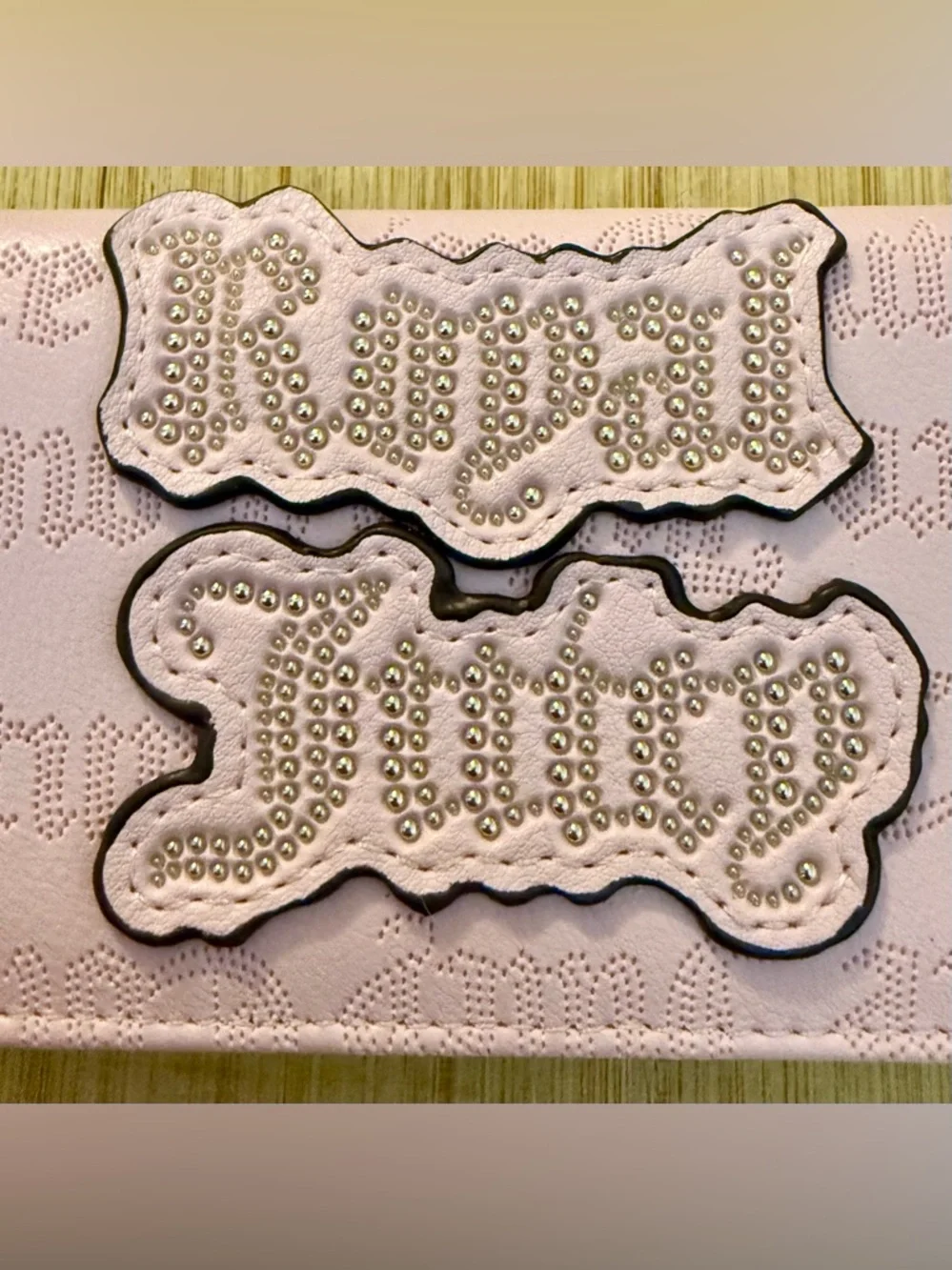 Juicy Couture Light Pink Crystal-Embellished Wallet - Picture 5 of 9